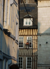 Low angle view of residential building