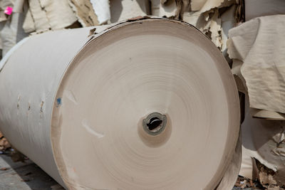 Paper spool at factory