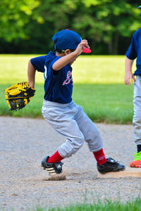 Boy on field