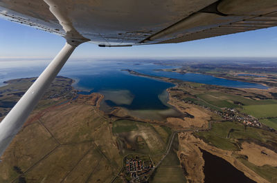 Aerial view of landscape