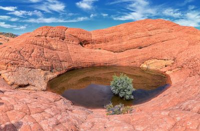 View of rock formations