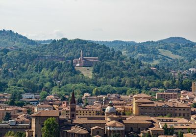 Views from asinelli tower, bologna