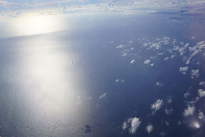 Full frame shot of swimming in sea