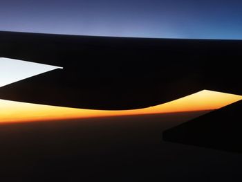 Low angle view of sky during sunset