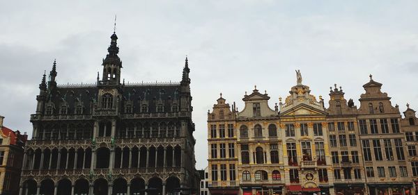 Low angle view of historical building against sky