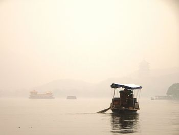 Ship in sea