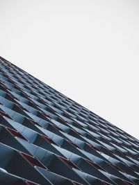 Low angle view of modern building against sky