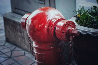 Close-up of fire hydrant