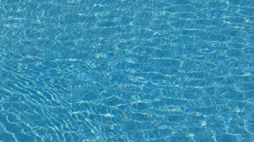 Full frame shot of turquoise water