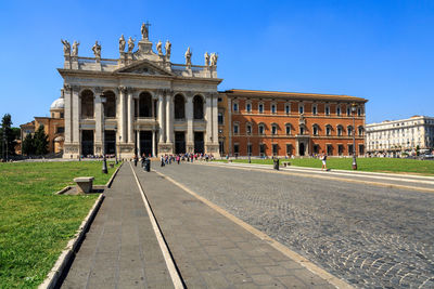 Facade of archbasilica of saint john lateran