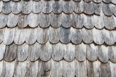 Full frame shot of roof tiles