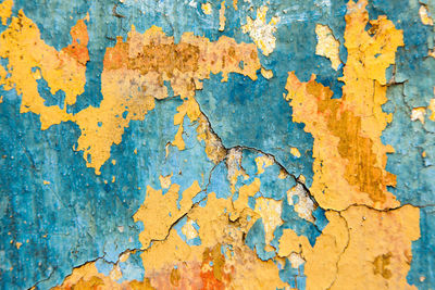 Full frame shot of weathered wall