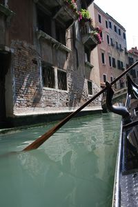 Canal passing through building