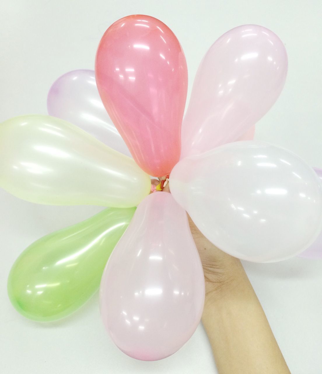 studio shot, white background, indoors, still life, freshness, close-up, multi colored, variation, food and drink, food, decoration, table, pink color, balloon, healthy eating, art and craft, copy space, creativity, no people, fruit