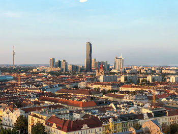 Cityscape against sky