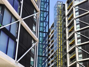 Low angle view of modern building