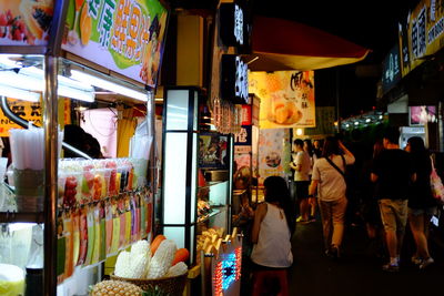 View of market stall for sale