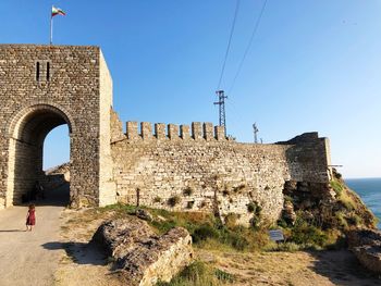 Fort against blue sky