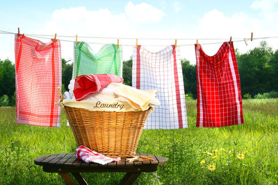 Towels drying