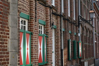Low angle view of residential building