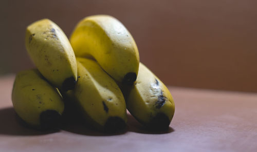 Close-up of fruits in plate