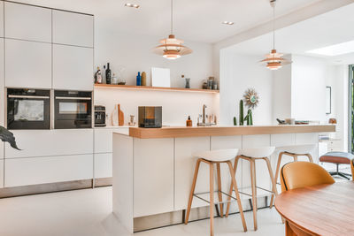 Chairs and table at home