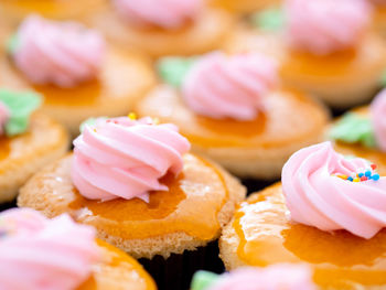 Close-up of cupcakes