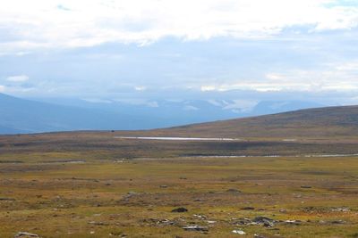 Scenic view of landscape against sky