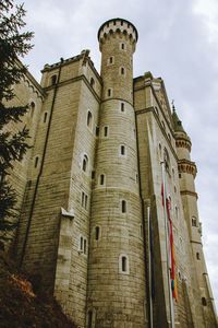 Low angle view of historical building against sky