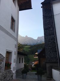 Houses against sky