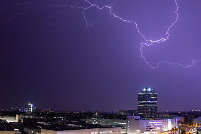 Thunderstorm above the bmw tower, munich