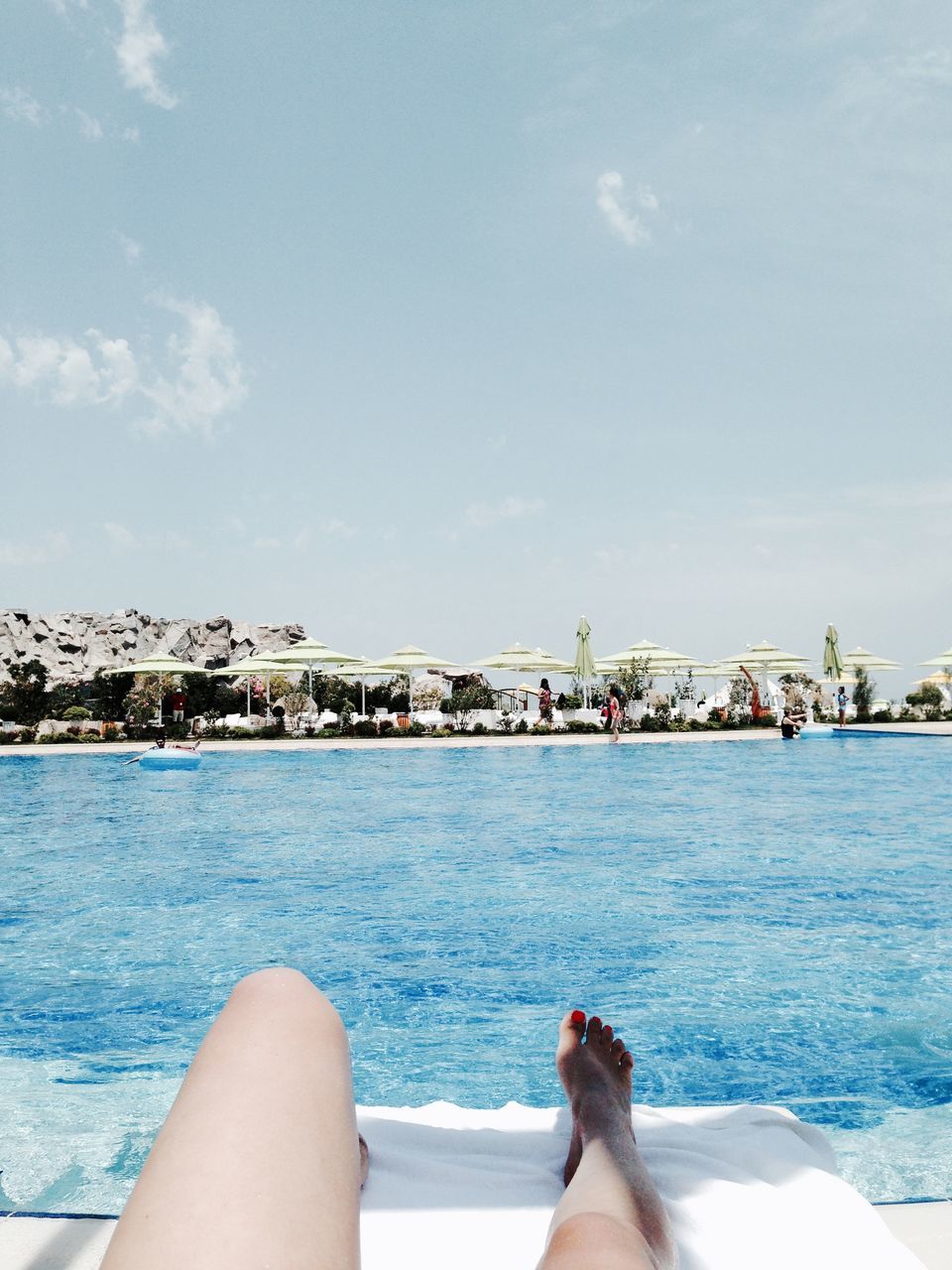 personal perspective, person, low section, water, sea, lifestyles, leisure activity, nautical vessel, part of, human foot, barefoot, transportation, men, sky, boat, relaxation