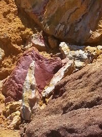 Rock formations in desert