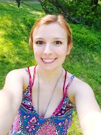 Portrait of a smiling young woman