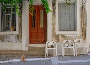 View of an entrance of building