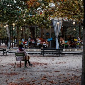 Man in park