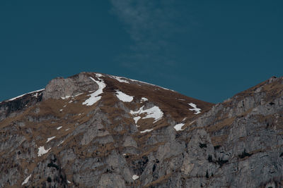 Low angle view of mountain