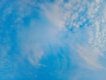 Low angle view of clouds in sky