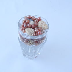 Close-up of ice cream against white background