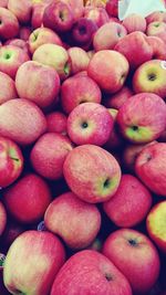 Full frame shot of apples