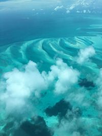 Aerial view of sea