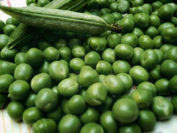 Full frame shot of green fruits