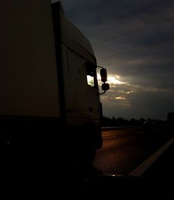 View of sky at sunset