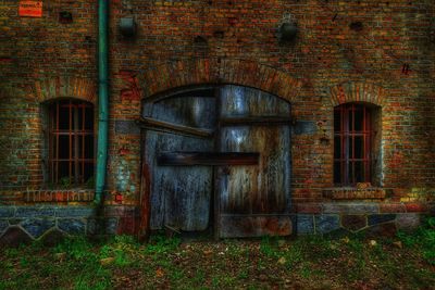 Entrance of old building