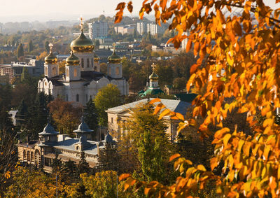 The cathedral of christ the savior in pleasure resort pyatigorsk, northern caucasus,russia