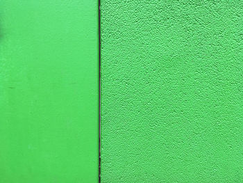 Full frame shot of green wall