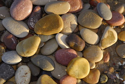 Full frame shot of stones