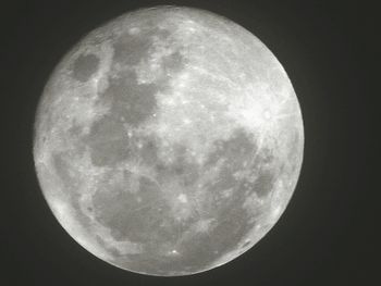 Close-up of moon at night