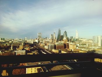 Cityscape against sky