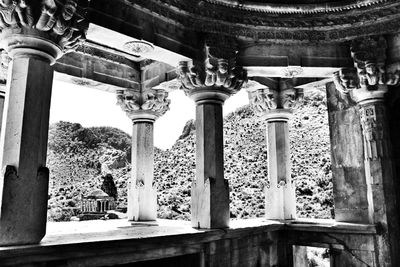 Low angle view of historical building